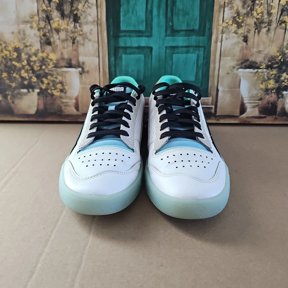 Size 10 - Puma Ralph Sampson Midway Low White